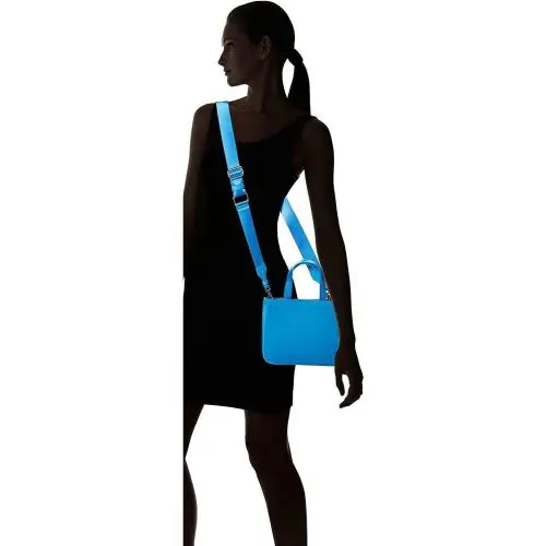 Calvin Klein Tessa Crossbody Blue Silver