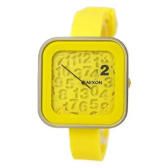 Women`s A162639 The Rocio Yellow Dial Yellow Rubber Strap Watch by Nixon