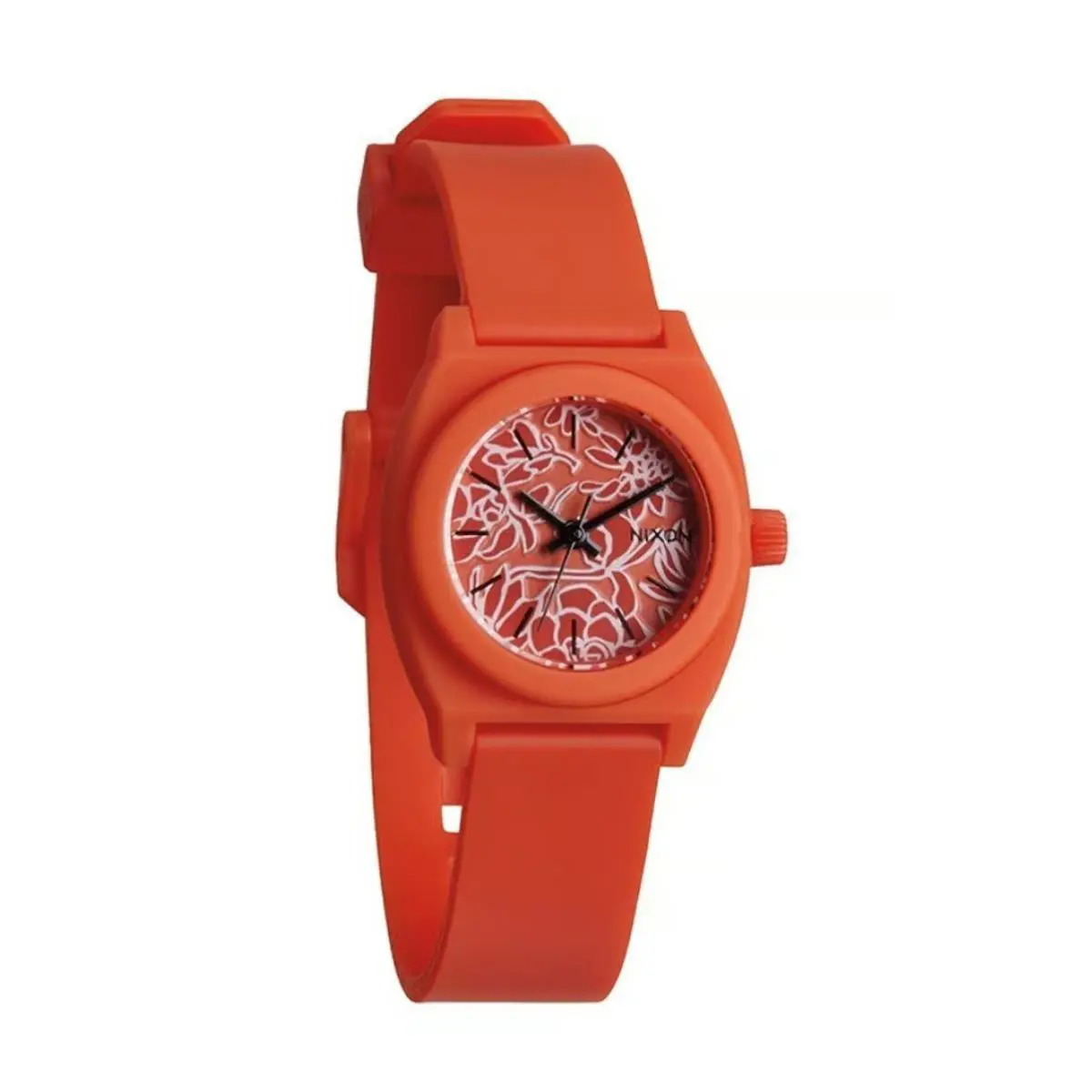 Small Time Teller A425KS Rubber Strap Women`s Watch by Nixon