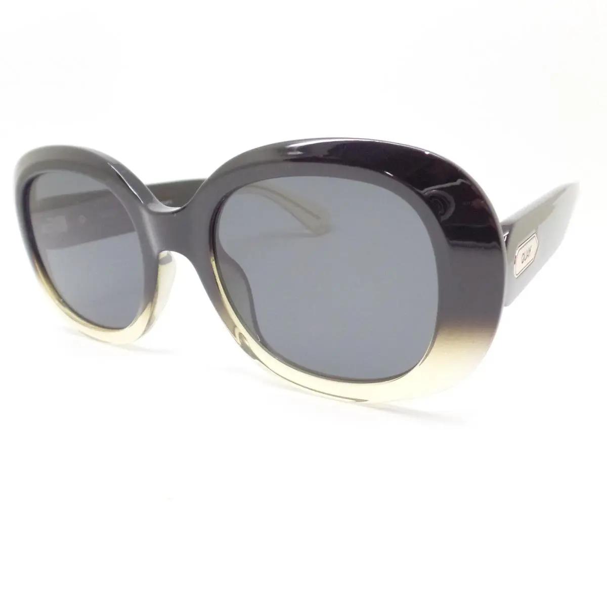 Quay Impromptu Black Yellow Smoke Sunglasses