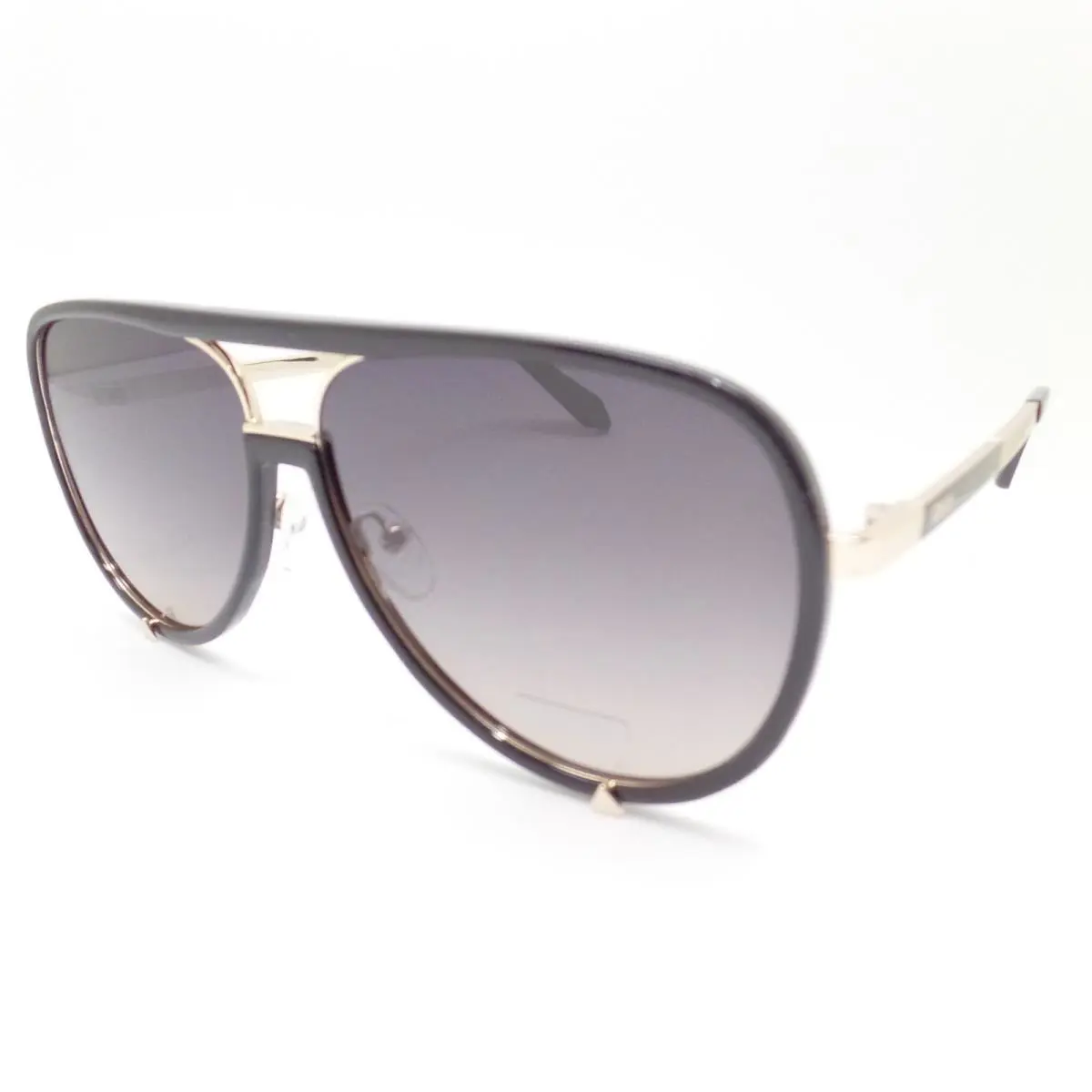 Quay High Profile Black Gold Smoke Taupe Polarized Sunglasses