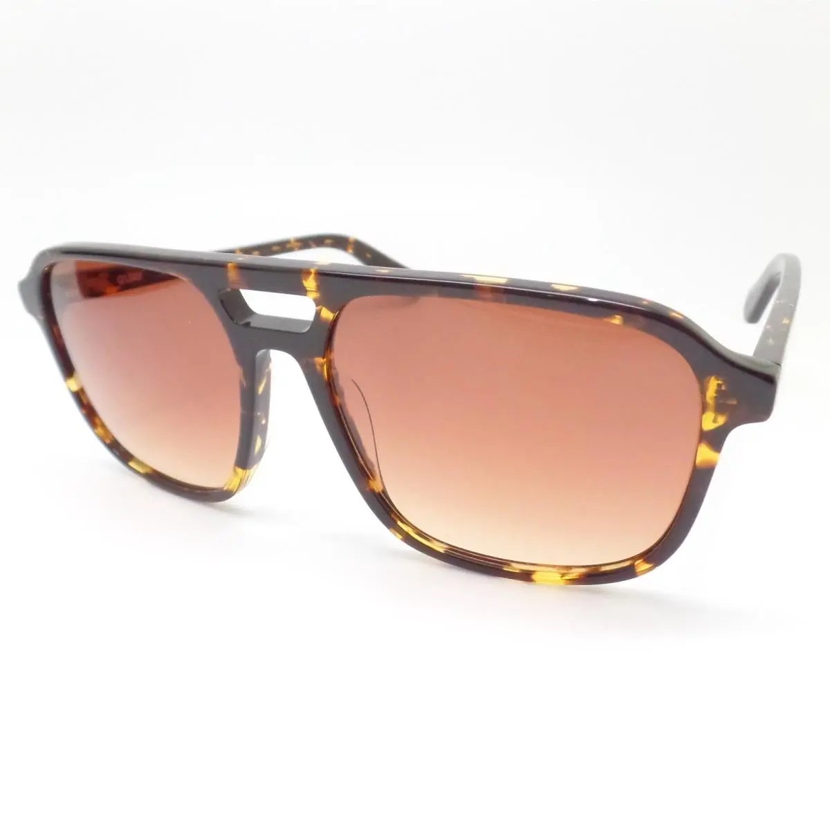 Quay On The Fly Yellow Tortoise Fade Brown Sunglasses 52564