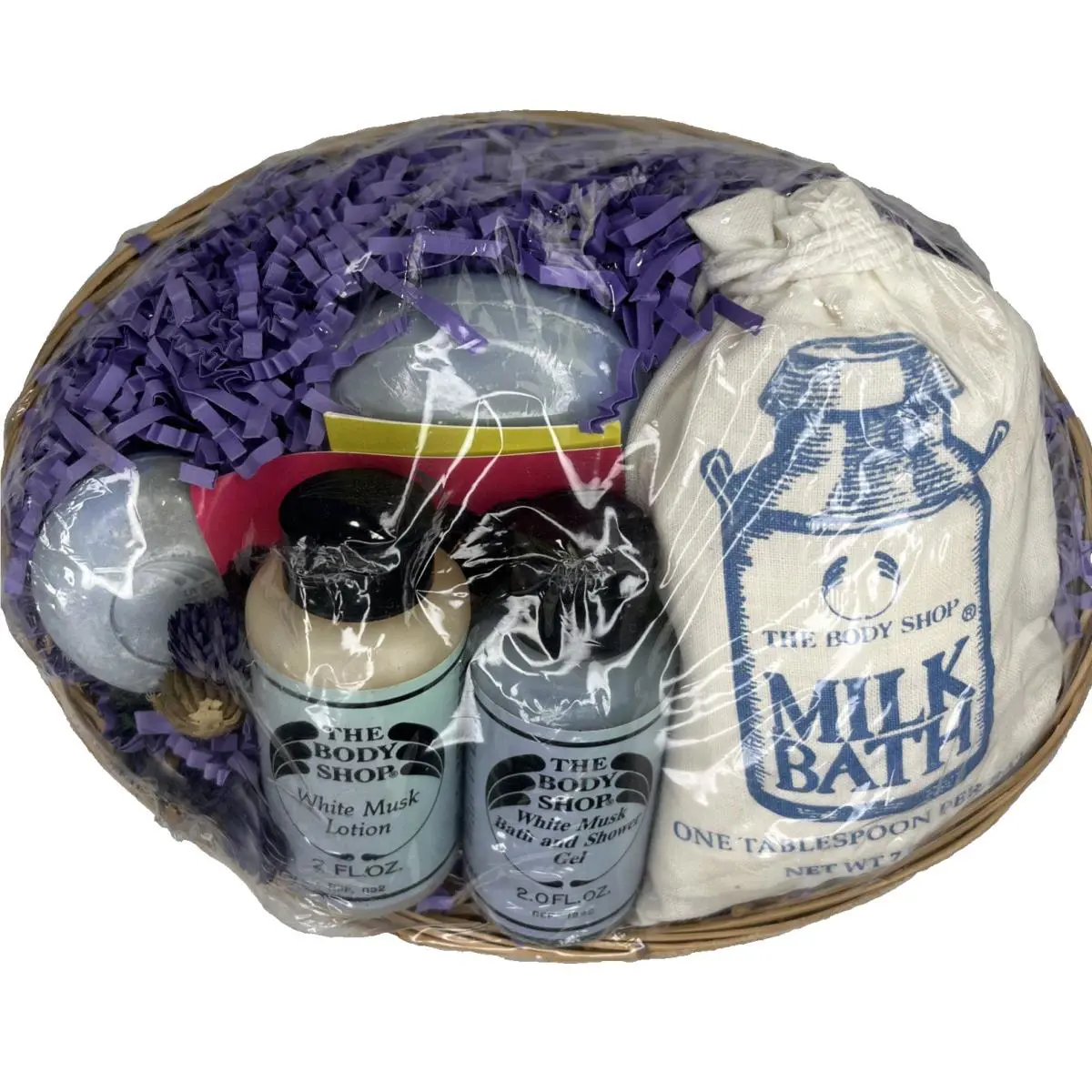 The Body Shop White Musk Gift Basket 3 Pc. Lotion - Shower Gel - Bar Soap