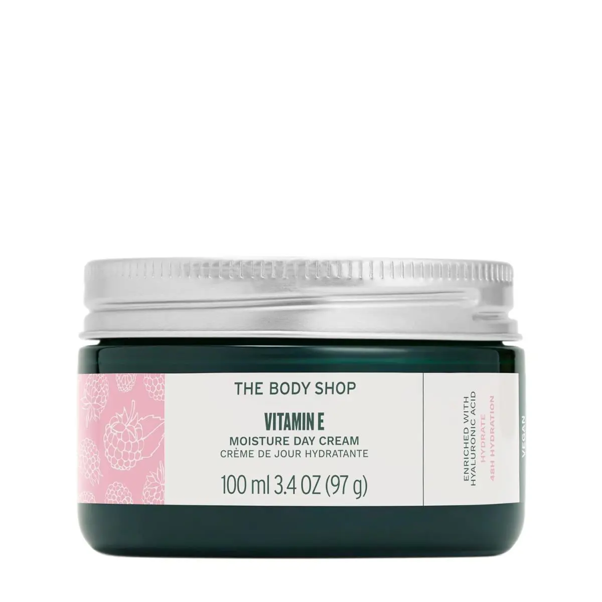 The Body Shop Vitamin E Moisture Cream Hydrates Moisturizes and Protects 3.4 O