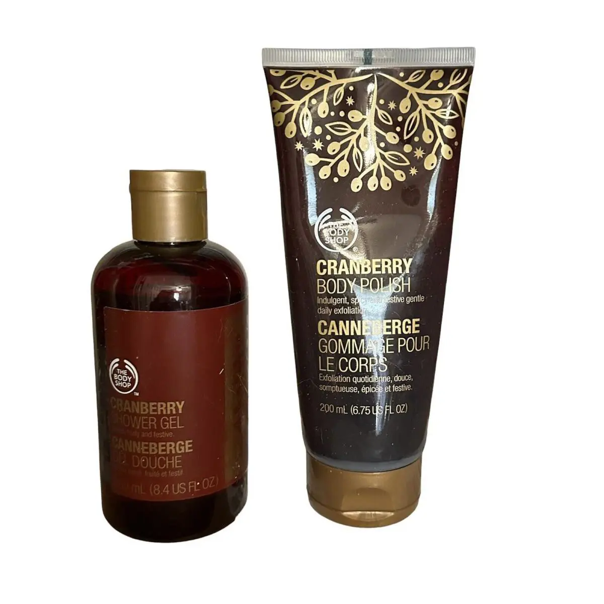 The Body Shop Cranberry Body Polish Shower Gel