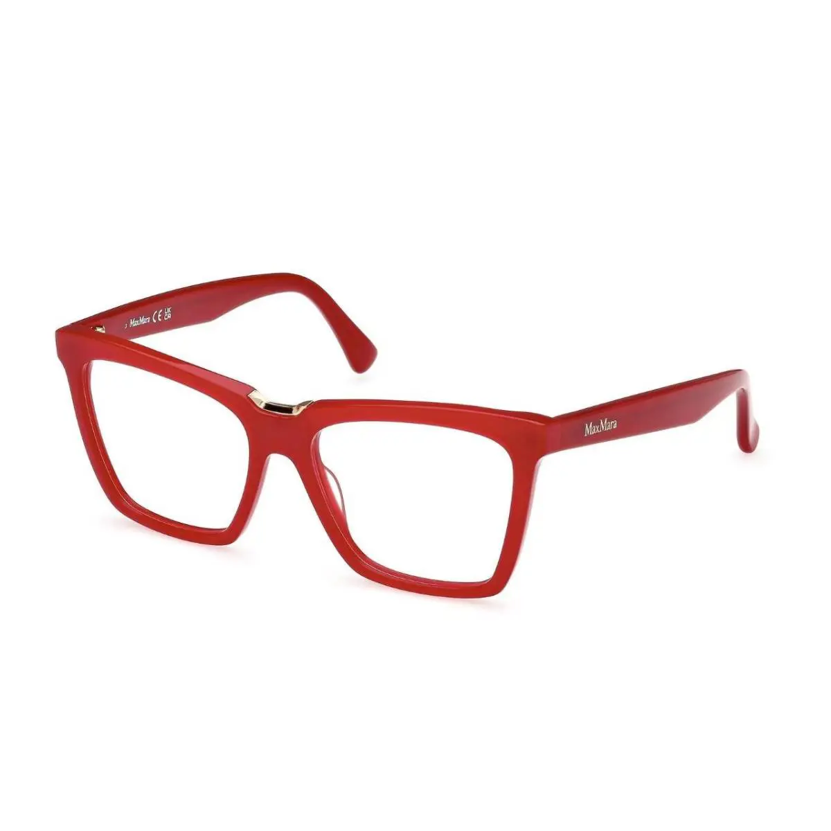 Max Mara MM5111 066 Color Shiny Dark Red Eyeglasses 54-16-140