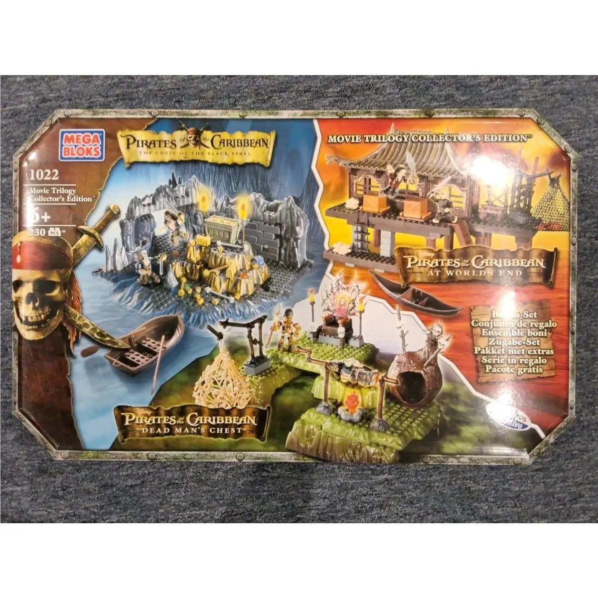 Mega Bloks 1022 Pirates of Caribbean Movie Trilogy Collectors Toysrus Exclusive