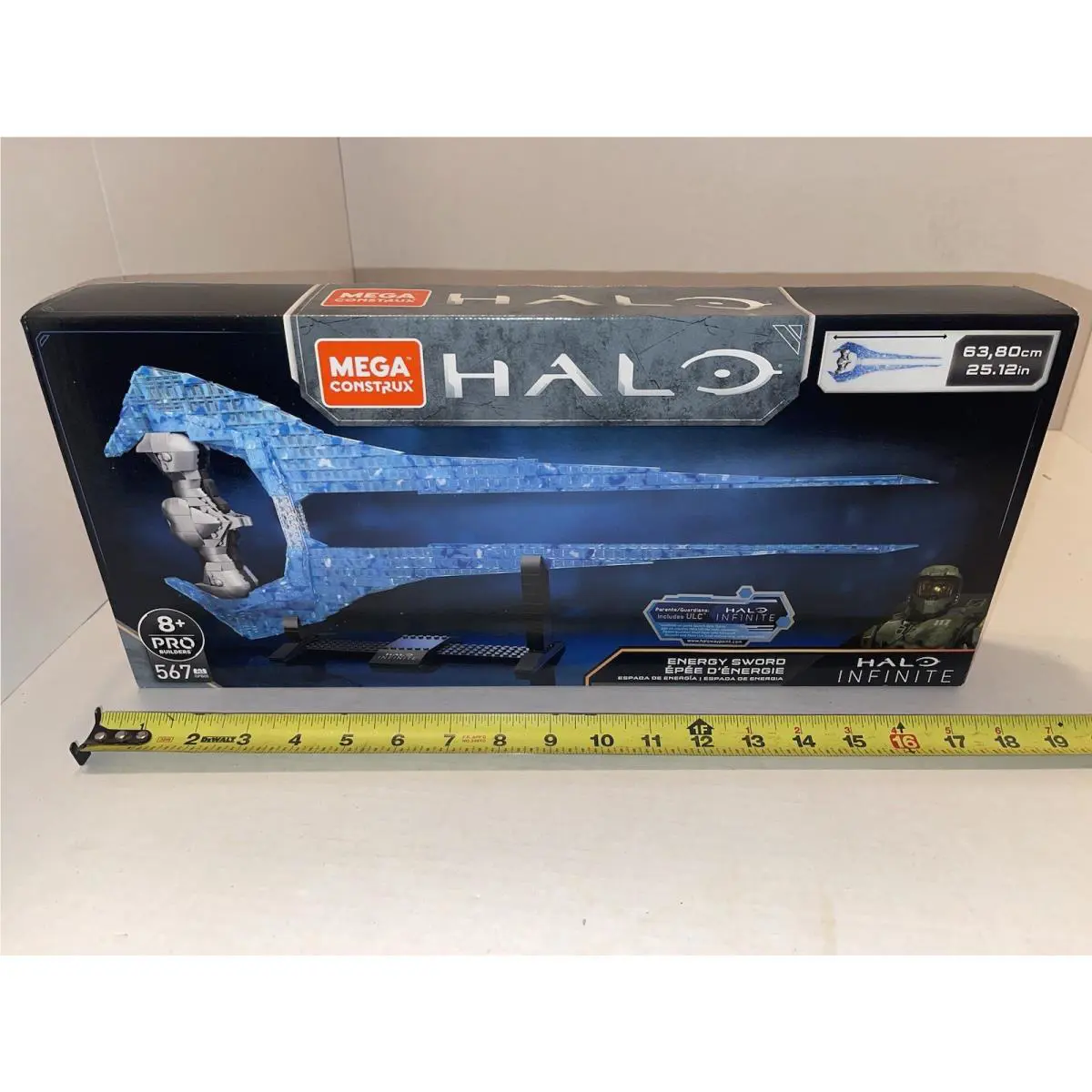 Energy Sword Mega Bloks Construx Halo GPB05 - Over 2 Feet Long Pro Builders