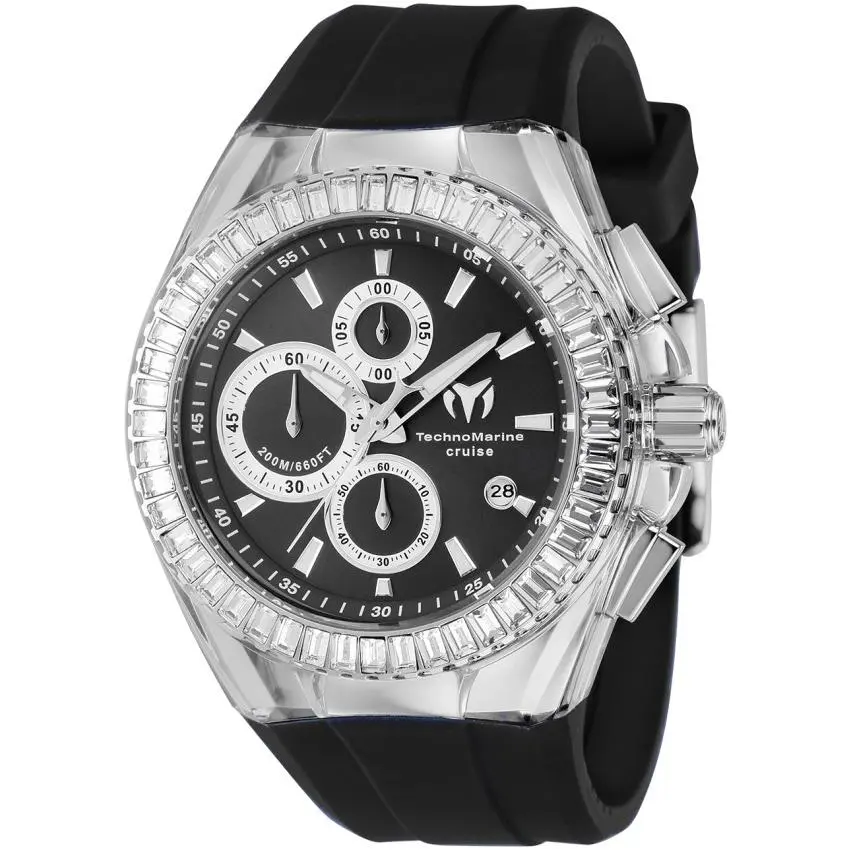 Technomarine Cruise Chronograph Black Dial Men`s Watch TM-121149 by TechnoMarine