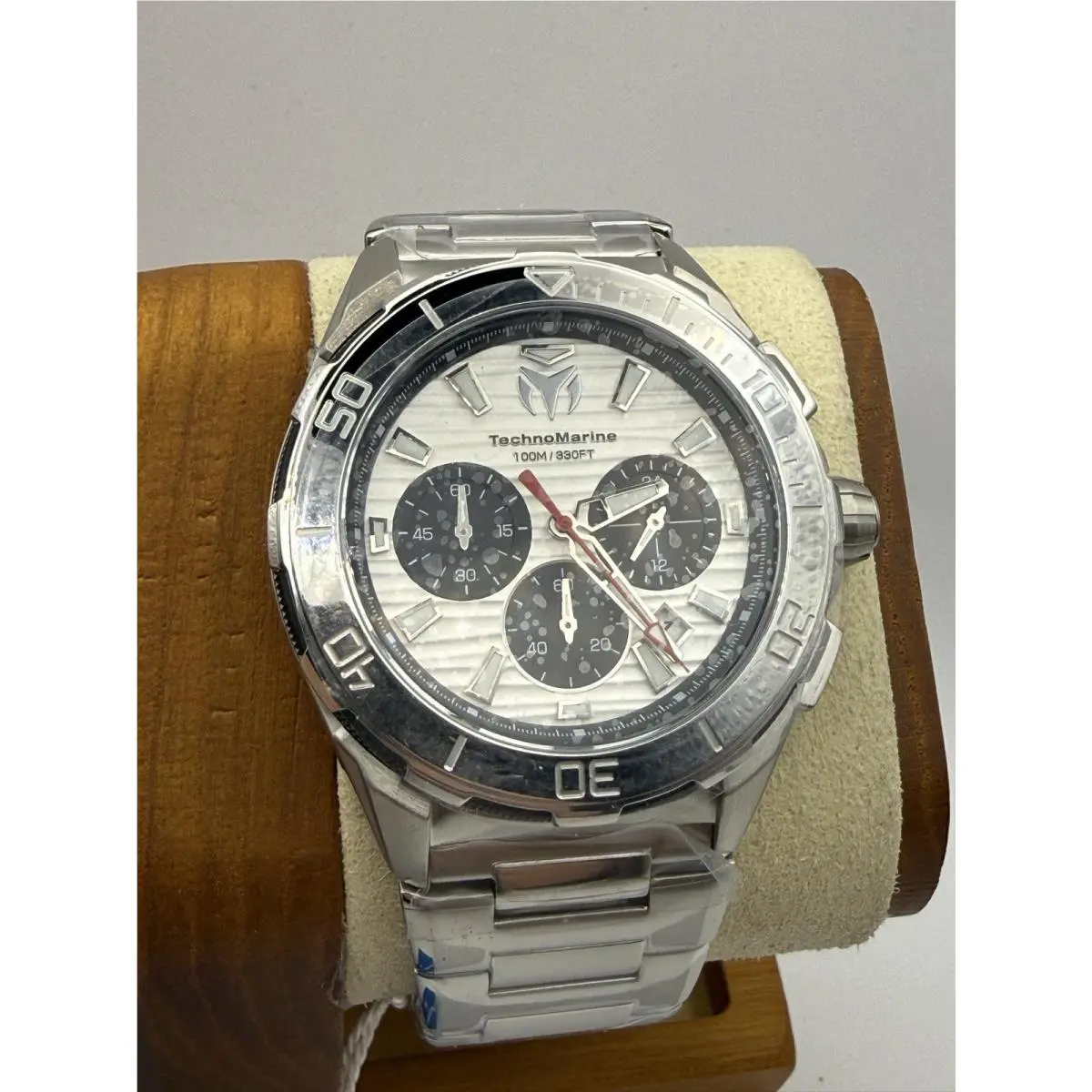 Technomarine Seven Seas White / Stainless Men`s Watch - 44mm Steel TM-725029