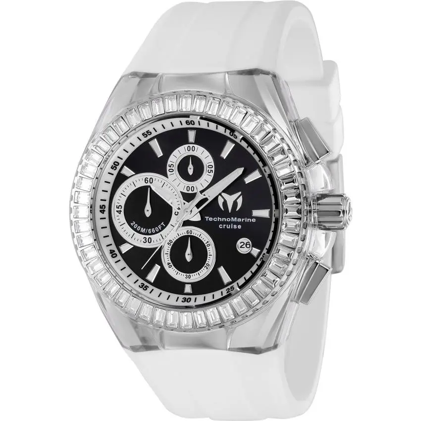 Technomarine Cruise Chronograph Black Dial Men`s Watch TM-121147 by TechnoMarine