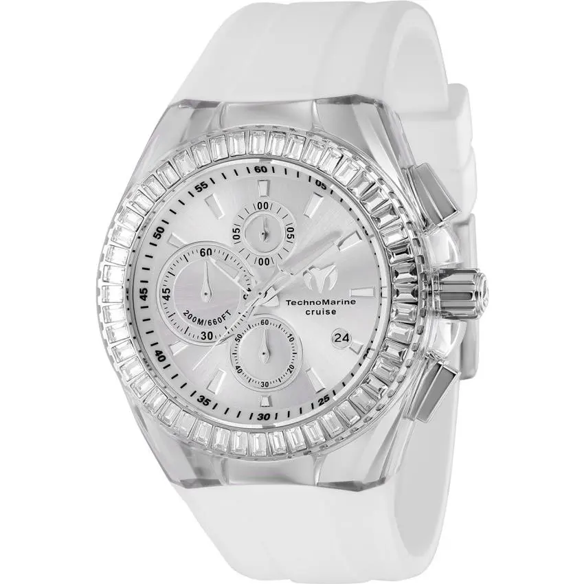 Technomarine Cruise Chronograph Silver-tone Dial Men`s Watch TM-121148