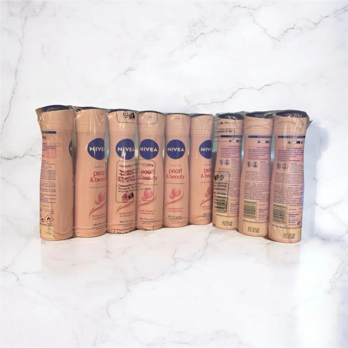Nivea Deodorant For Women Pearl Beauty Spray 150ml 9 Cans Each