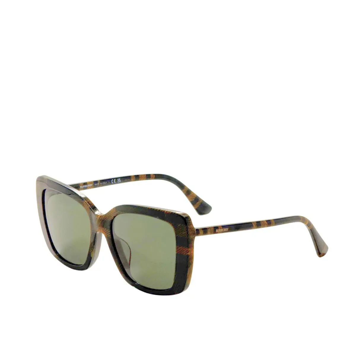 Burberry Women`s 54mm Checker Green Sunglasses BE4456F-416971-54