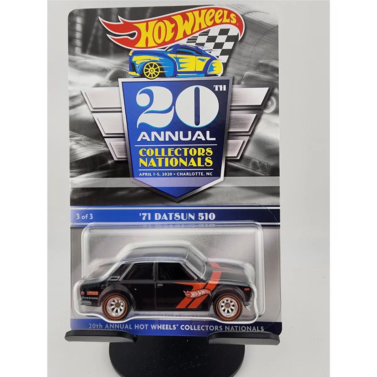 2020 Hot Wheels 20th Annual Collectors Nationals `71 Datsun 510 4558/5000