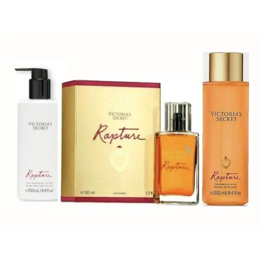 Victoria`s Secret Rapture Eau de Parfum Perfume Cologne 1.7 Mist+lotion Gift Set
