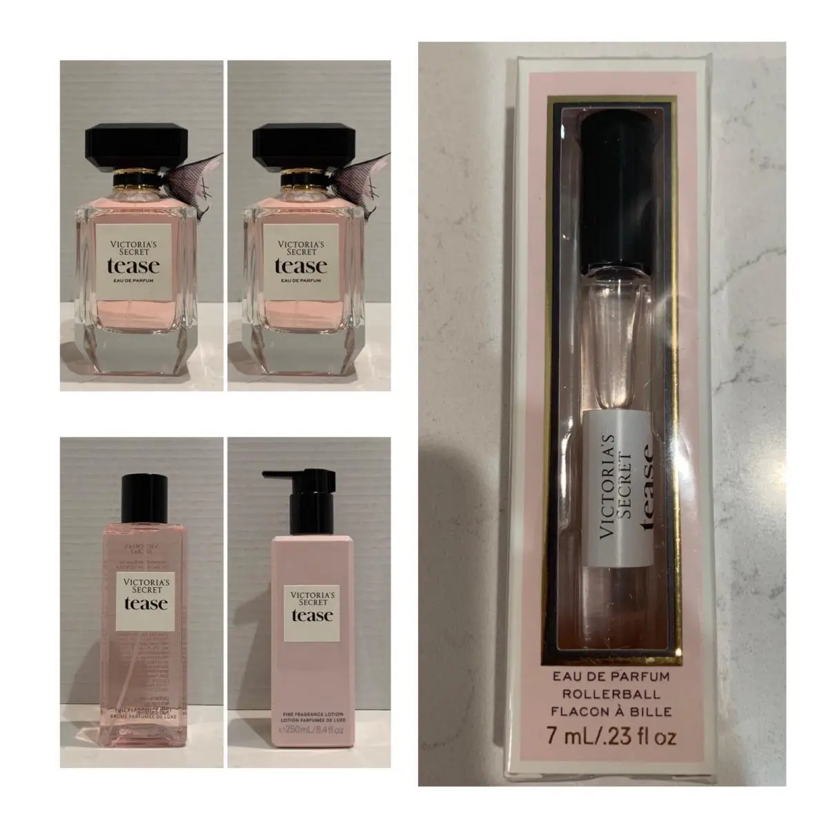 Victoria`s Secret Tease Eau de Parfum 3.4 Fl.oz. 2 /rollerball /mist /lotion by Victoria's Secret