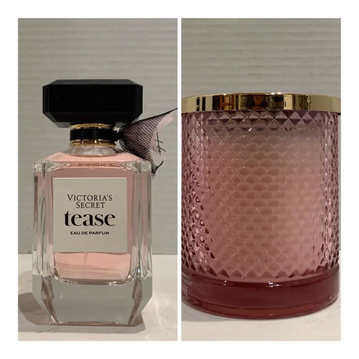 Victoria`s Secret Tease Eau de Parfum 3.4 Fl.oz. and Fragrance Candle by Victoria's Secret