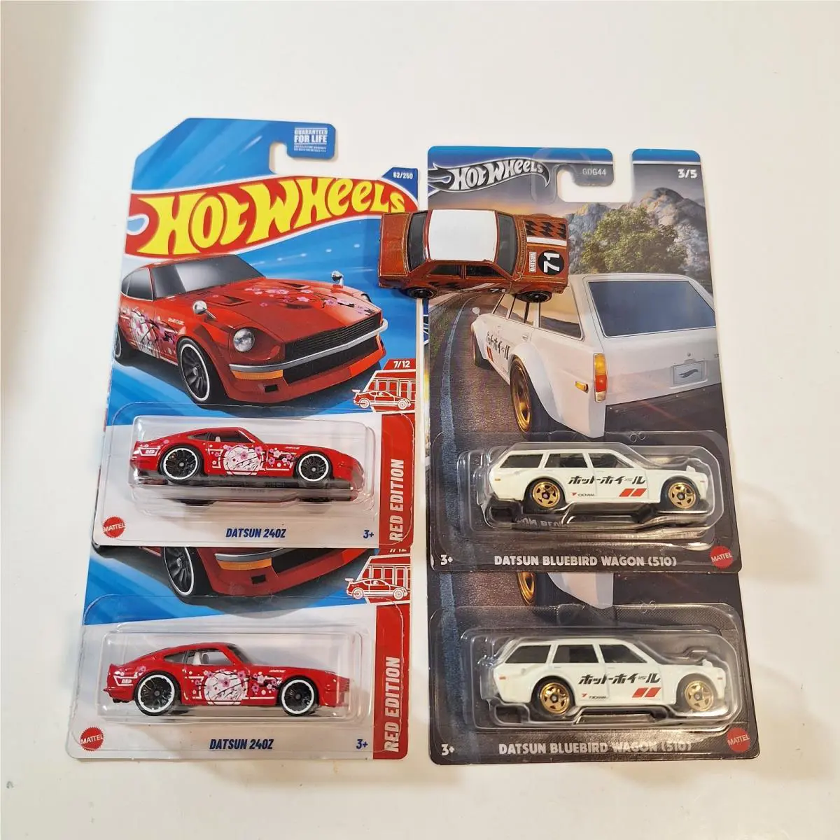 Hot Wheels Datsun 240z Targetrededition / Bluebird Wagon/ Bluebird 510