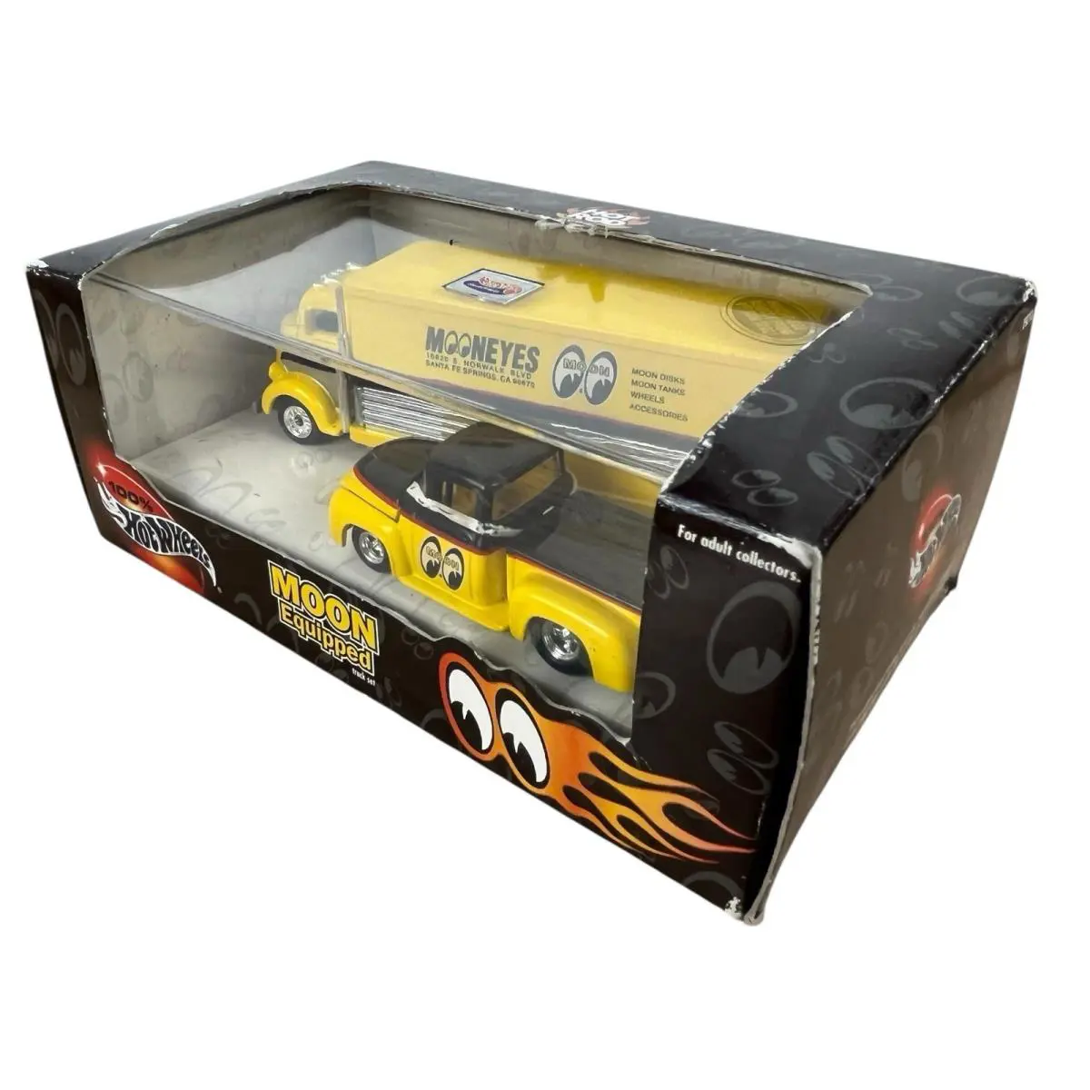 Hot Wheels 100%-Moon Equipped Box Set 1956 Ford Pickup 1983 Ford Coe Truck