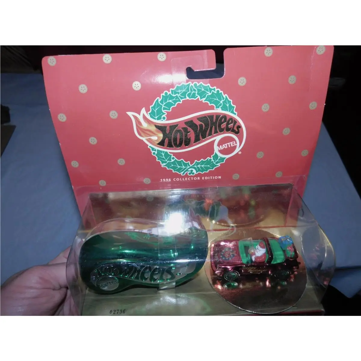 Collectible NOS-1996-HOT Wheels-christmas Holiday Special Edition Collector Case