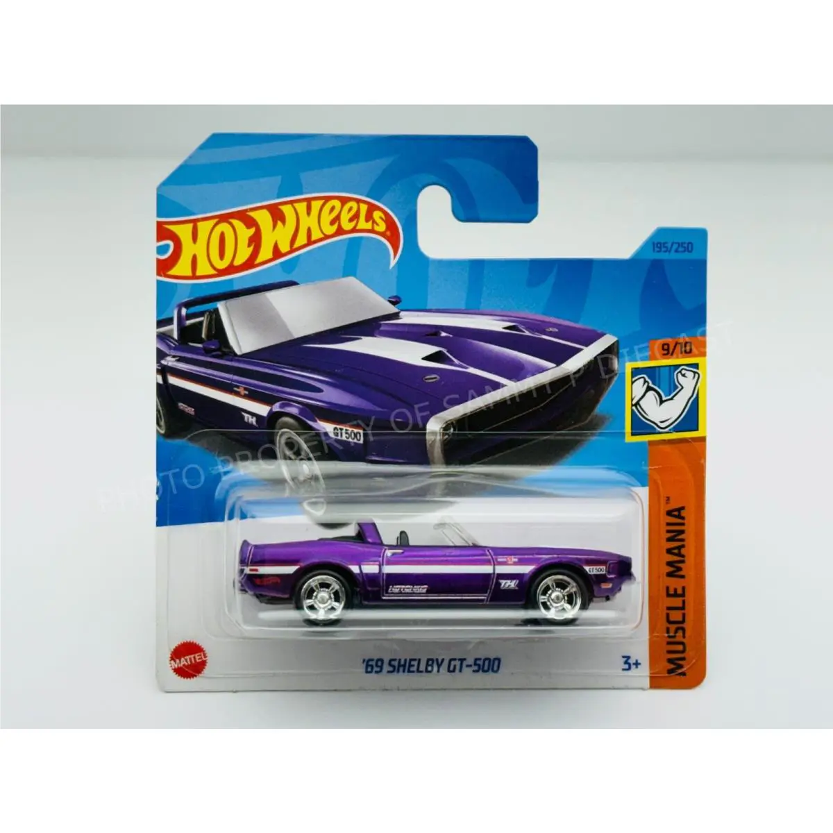 Hot Wheels 2023 Super Treasure Hunt `69 Shelby GT-500 Rare Short Card