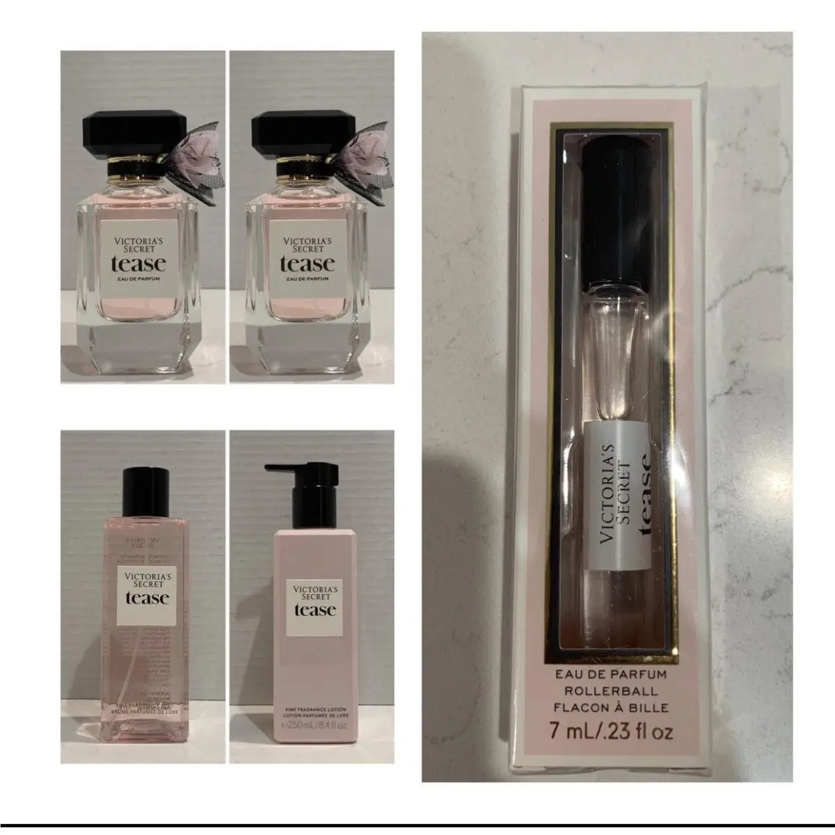 Victoria`s Secret Tease Eau de Parfum 1.7 Fl.oz. 2 /rollerball /mist /lotion by Victoria's Secret