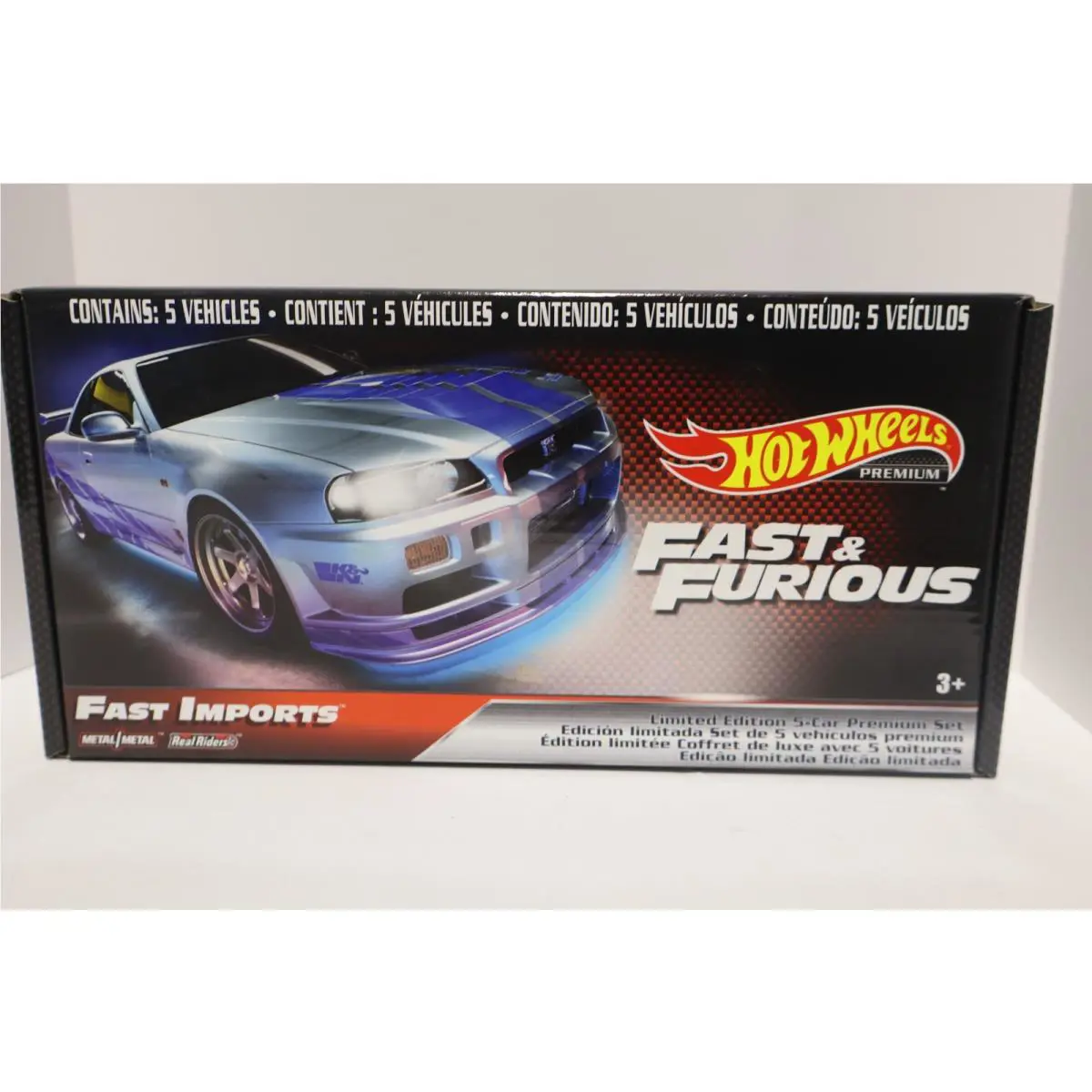 Hot Wheels 2019 Fast Furious Fast Imports Boxed Set Nissan Skyline Gt-r BNR34
