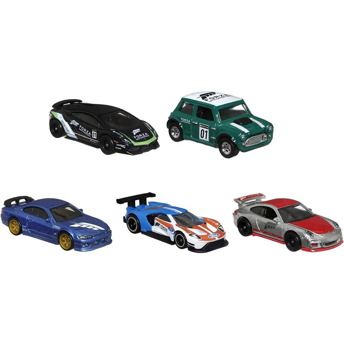 Hot Wheels Forza Motorsport Diecast Car 5-Pack Set