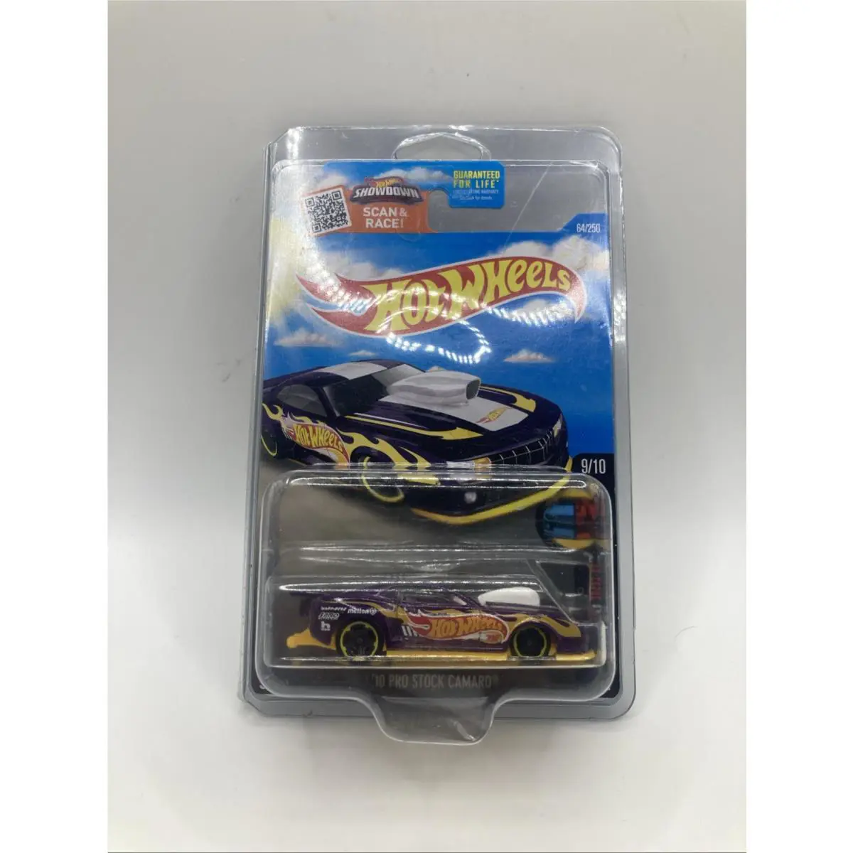 Hot Wheels 2016 Super Treasure Hunt `10 Pro Stock Camaro Rare Target Spring Card