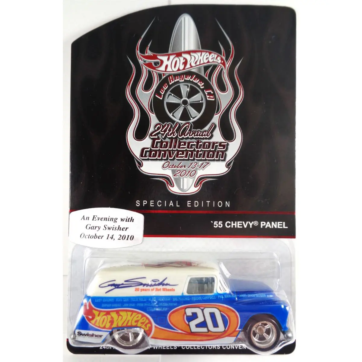 Hot Wheels 2010 24TH Annual Convention Dinner Car `55 Chevy Panel