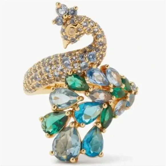 Kate Spade New York Perfect Plume Cocktail Ring. Size 8. Retail