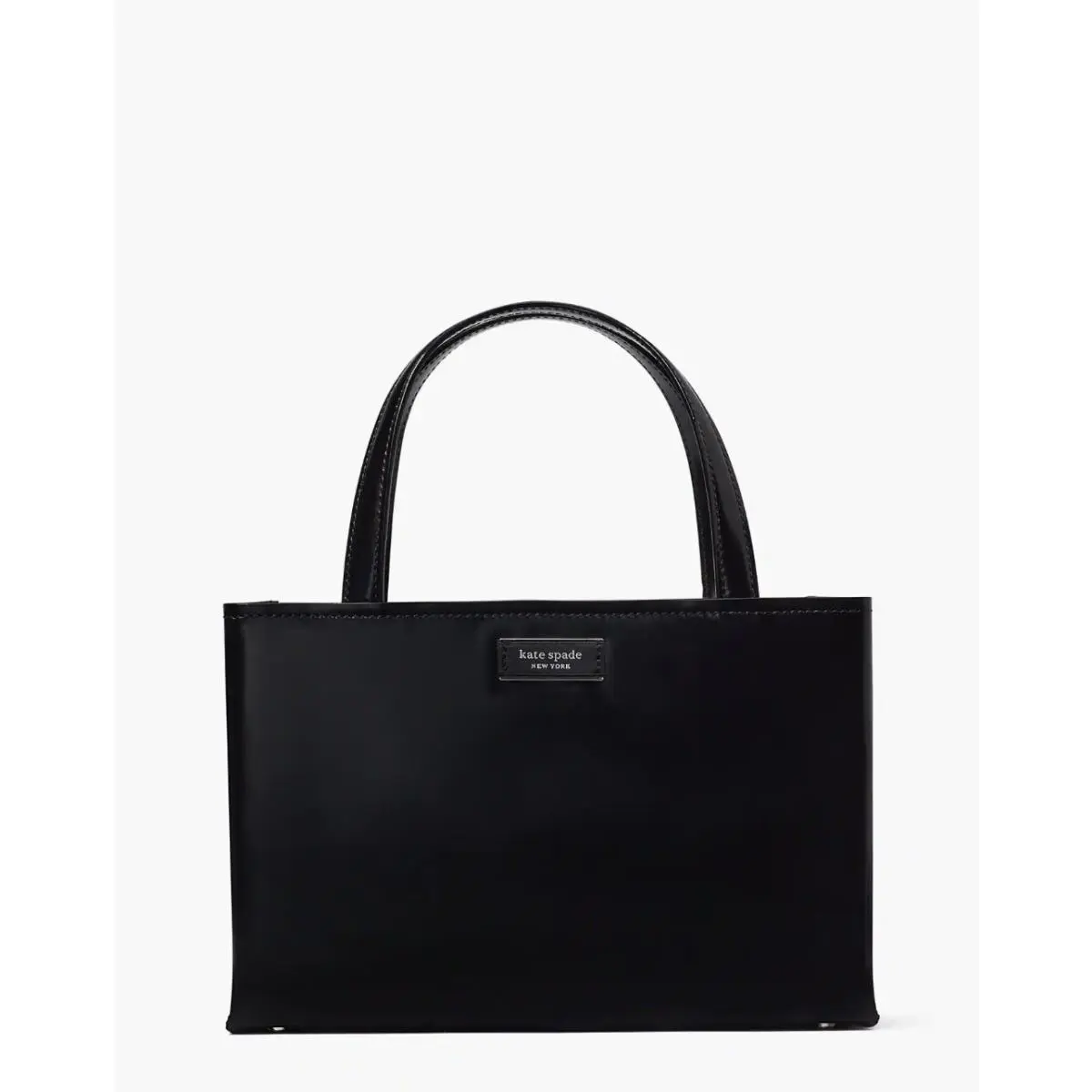 Kate Spade New York Black Sam Icon Leather Small Tote New