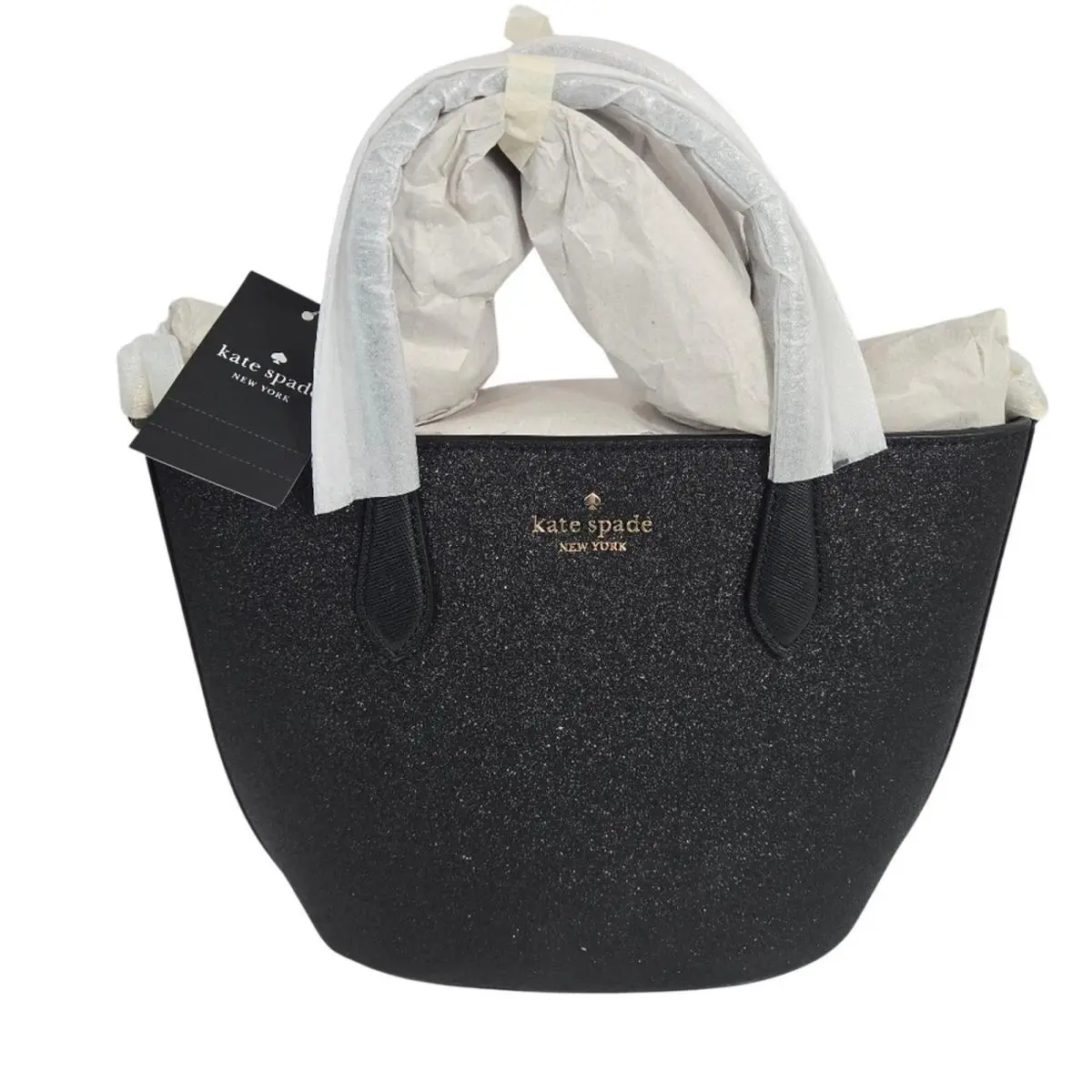 Kate Spade York Glimmer Leather Satchel Black