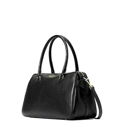 Kate Spade Satchel Crossbody Shoulder Handbag Black K4673