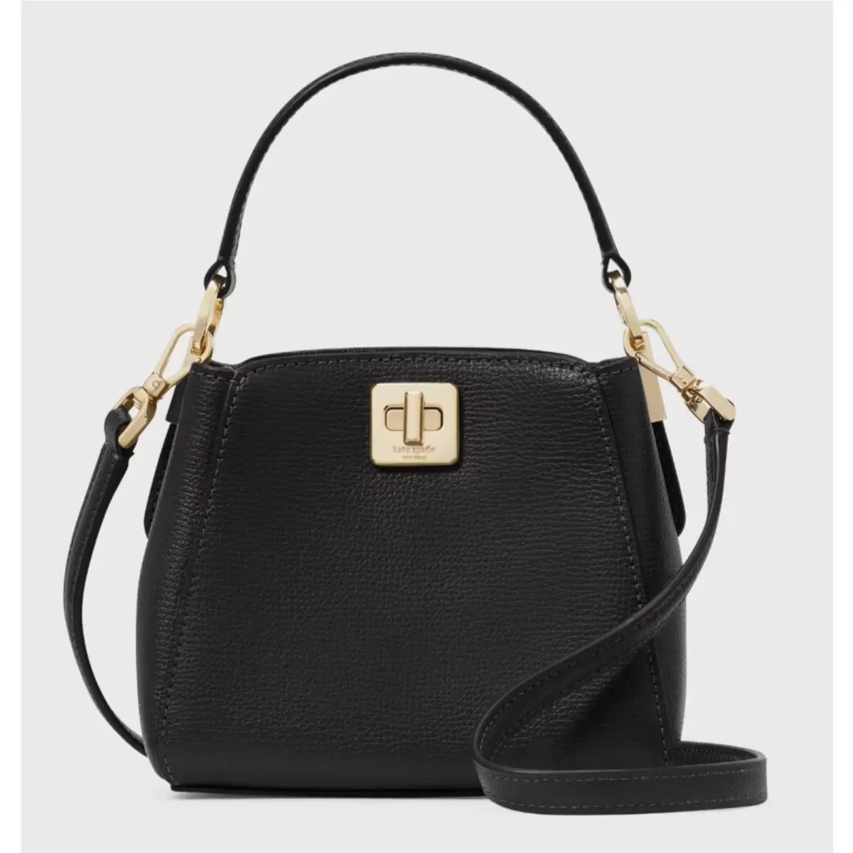 Kate Spade Phoebe Black Mini Top Handle Crossbody Bag KI924 Purse