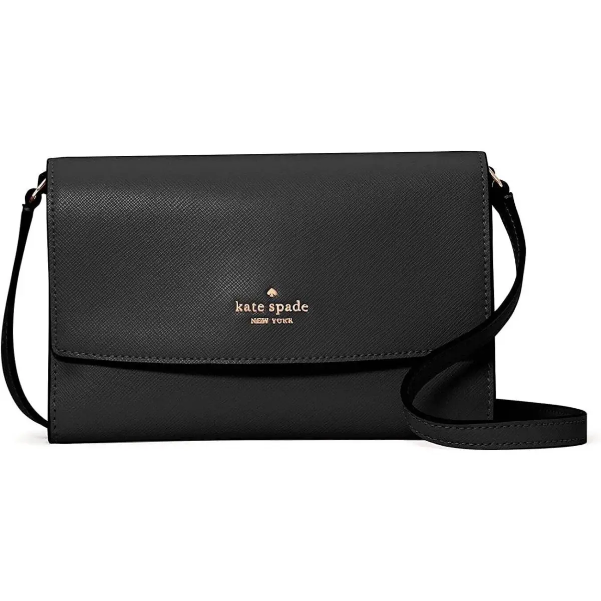 New Kate Spade Perry Leather Crossbody Black
