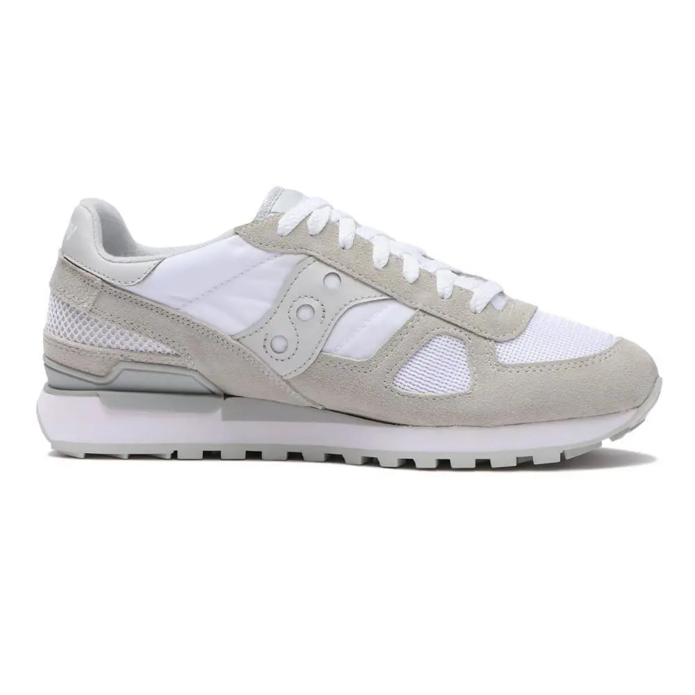 Saucony Shadow Original Shadow Unisex Shoes White/gray Size 9.5 Men`s/11 Women`s