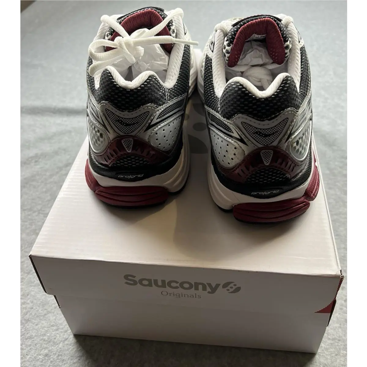 Saucony shoes - Saucony Progrid Omni 9 - Progrid Omni - S70739-1 - Red/Silver 7