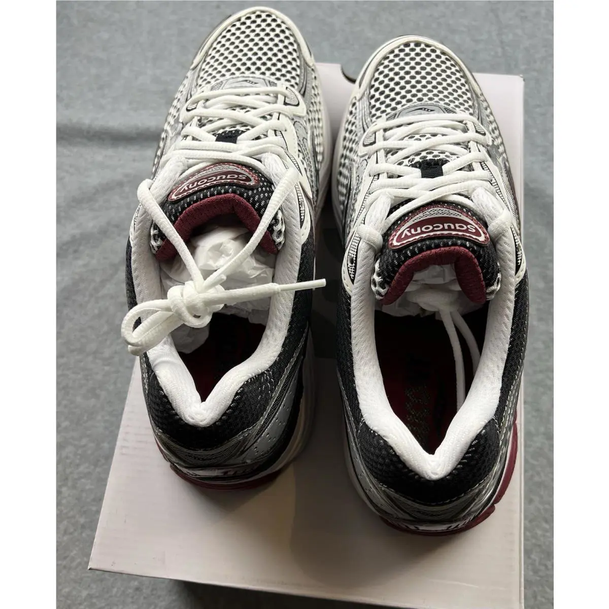Saucony shoes - Saucony Progrid Omni 9 - Progrid Omni - S70739-1 - Red/Silver 8