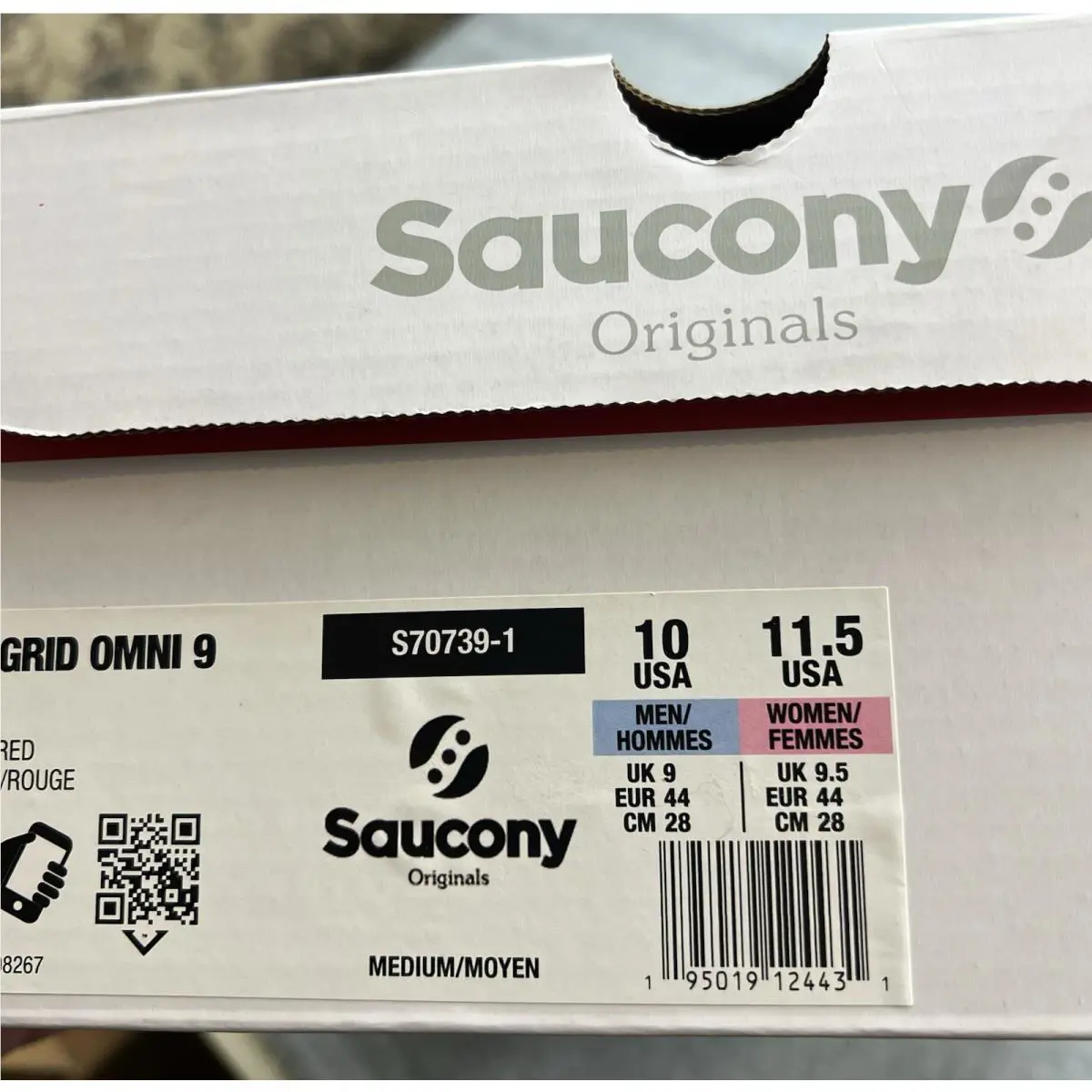 Saucony shoes - Saucony Progrid Omni 9 - Progrid Omni - S70739-1 - Red/Silver 2