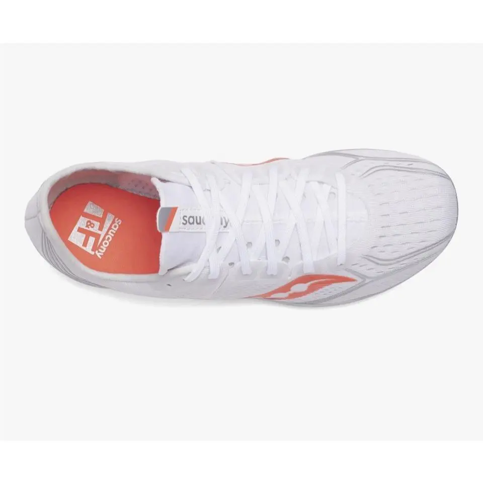 Saucony shoes - Saucony Endorphin Speed - Endorphin Speed - White/Vizired (UPC: 0044211334738) 13