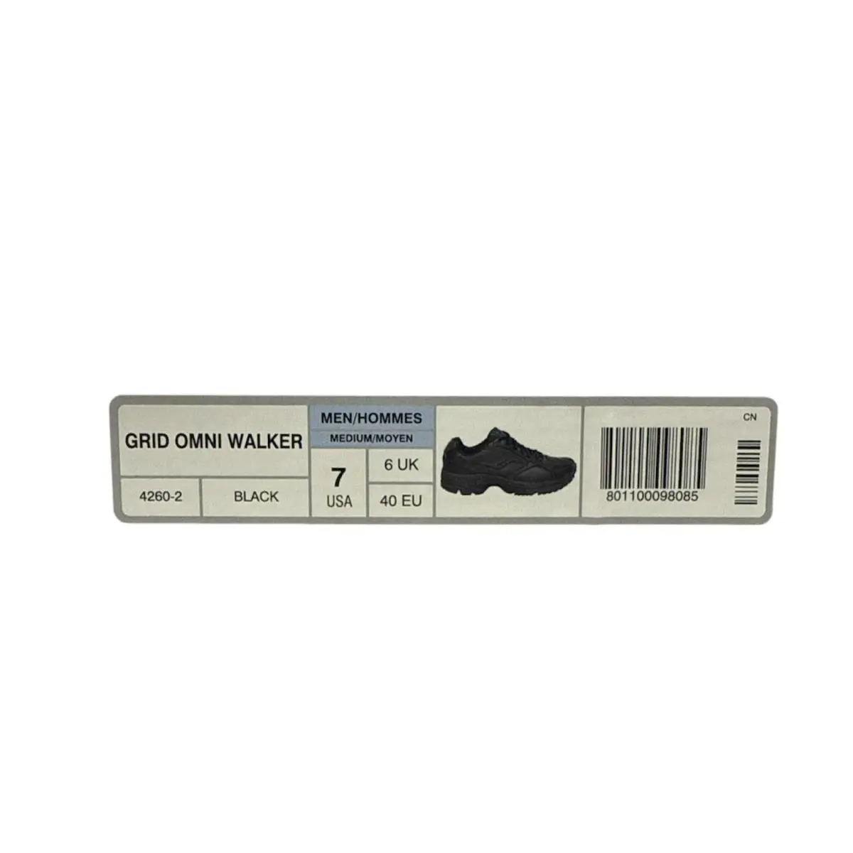 Saucony shoes - Saucony Omni Walker - Omni Walker - S50202-2 - Black (UPC: 801100098085) 6