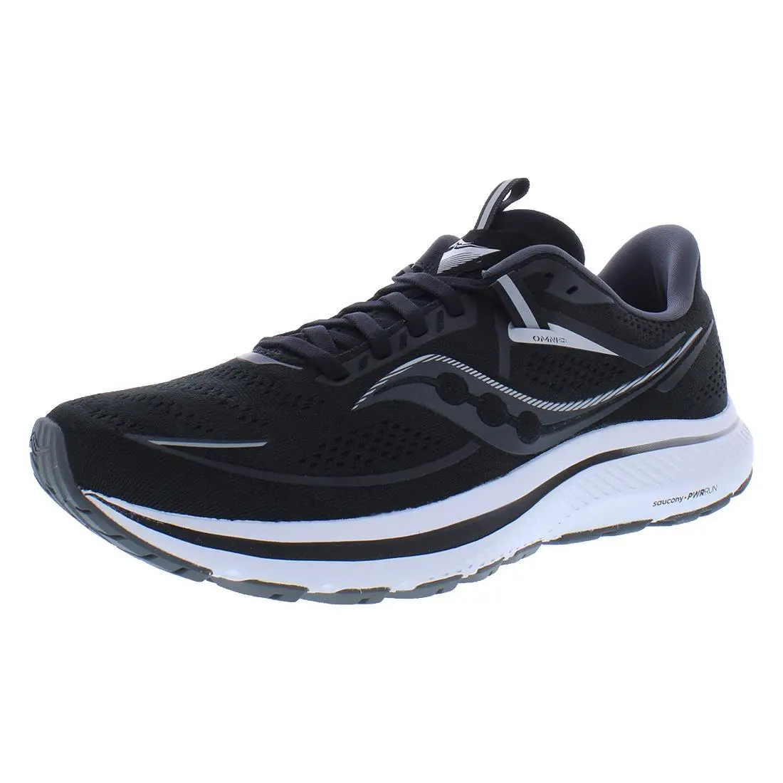 Saucony Omni 21 Mens Shoes Size 10.5 Color: Black/white