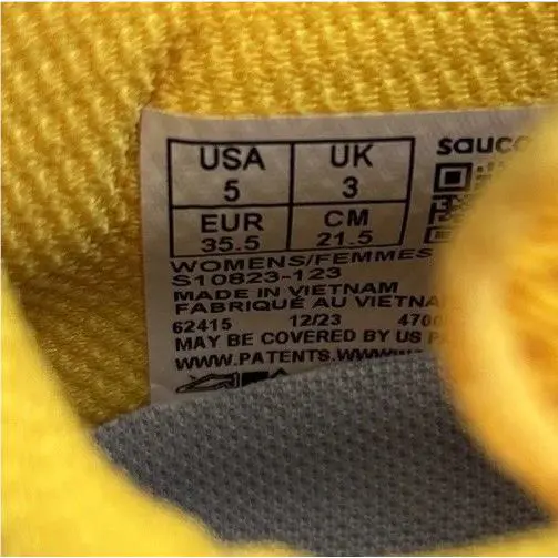 Saucony shoes - Saucony Kinvara 14 - Kinvara - S10823-123 - Yellow Silver 7