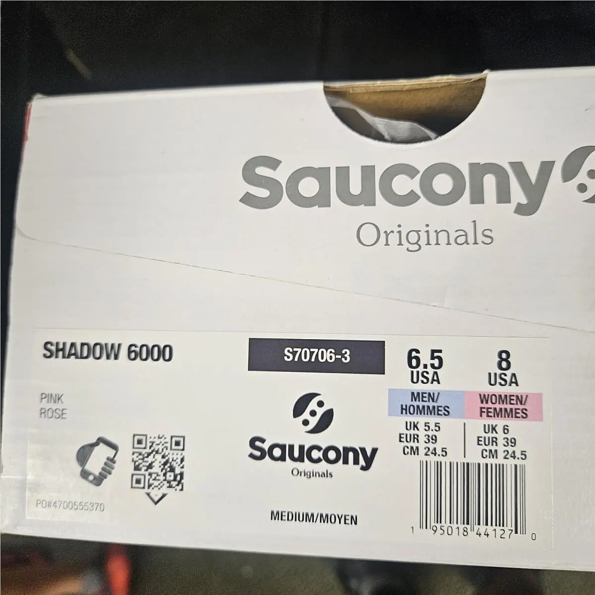 Saucony shoes - Shadow 6000 - Shadow - S70706-3 - Pink (UPC: 195018441270) 4