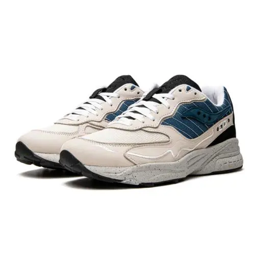 Saucony shoes - Saucony 3D Grid Hurricane - Grid Hurricane - S70670-2 - White / Blue (UPC: 195017559334) 3
