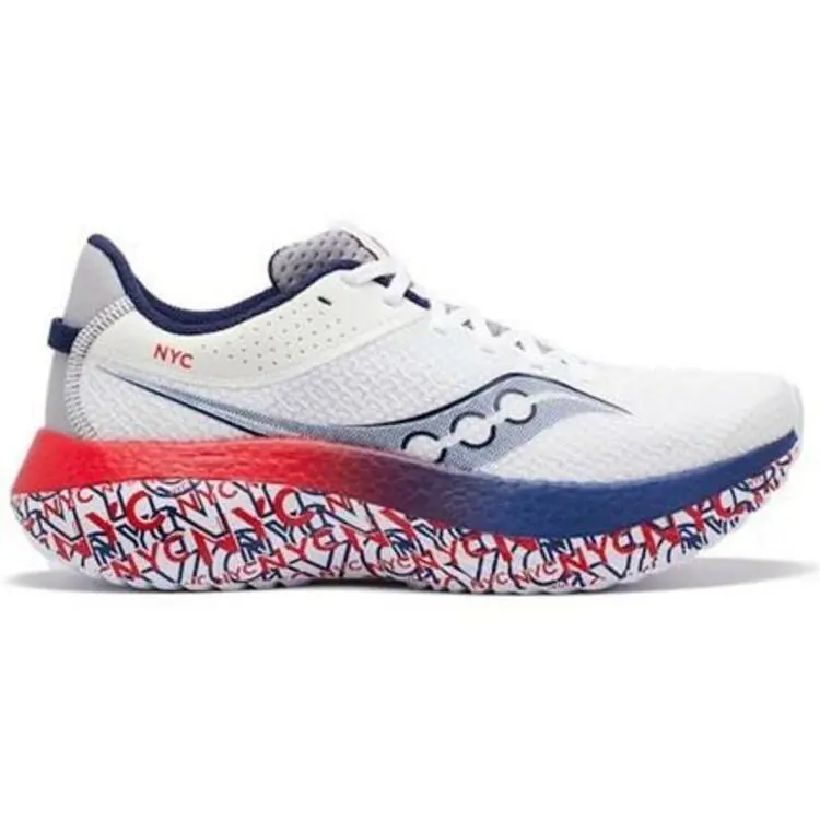 Saucony Women`s Kinvara Pro Sneaker White/silver 7