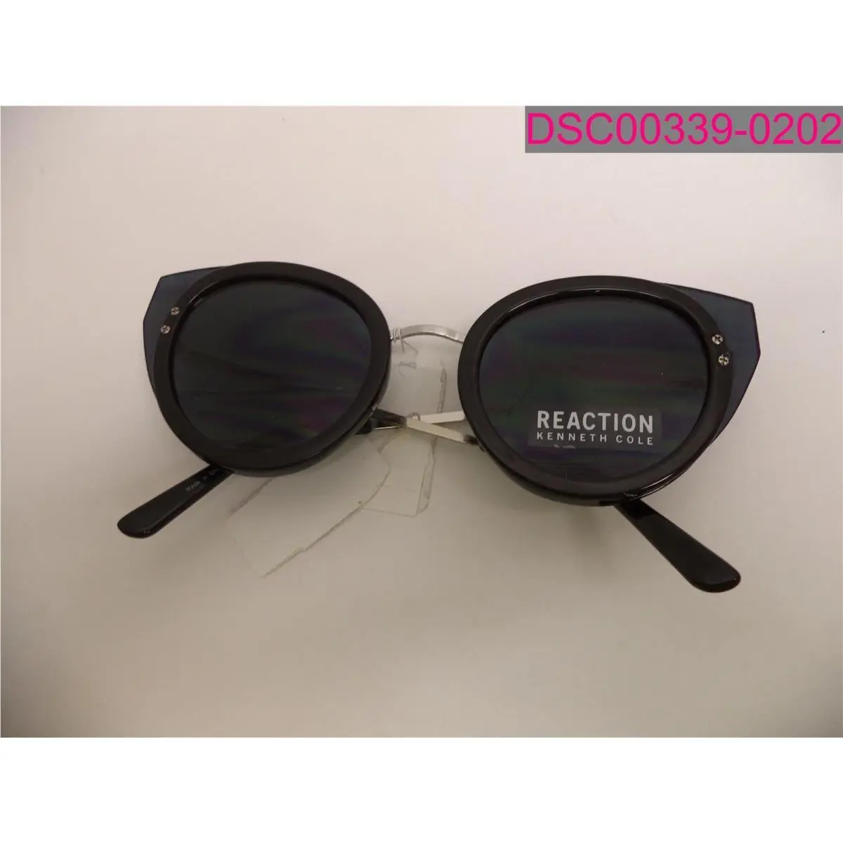 Kenneth Cold Reaction Sunglasses Women`s Black-jewel Detail Cat Eye