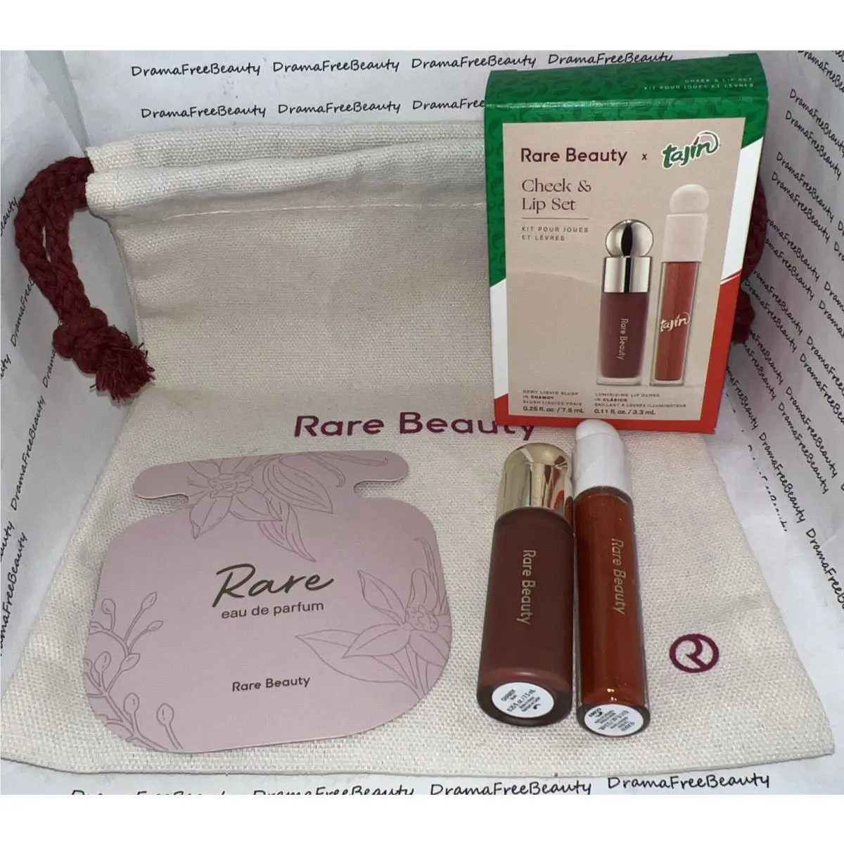 Beauty Tajin Dewy Liquid Blush Chamoy Luminizing Lip Gloss Clasico Set BN